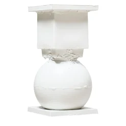 Cassola+Marostica tavolino in ceramica finitura sabbia bianca