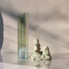 Catharsis Vaso scultoreo in vetro salvia #1