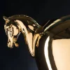 Cavallo Grande Vaso decorativo dorato