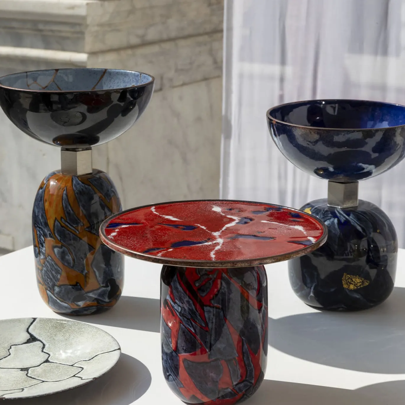 Centrotavola Alchimie Alto Venezia Rosso