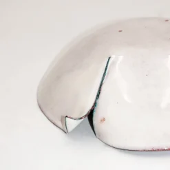 Centrotavola Allegretto Piccolo Bianco in Rame