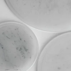 Centrotavola bianco Impronte