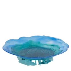 Centrotavola Big Surprise 1 in Resina Blu e Verde di Gaetano Pesce