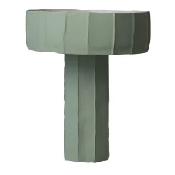 Centrotavola Coppa Ninfea Corteccia C3/Menta