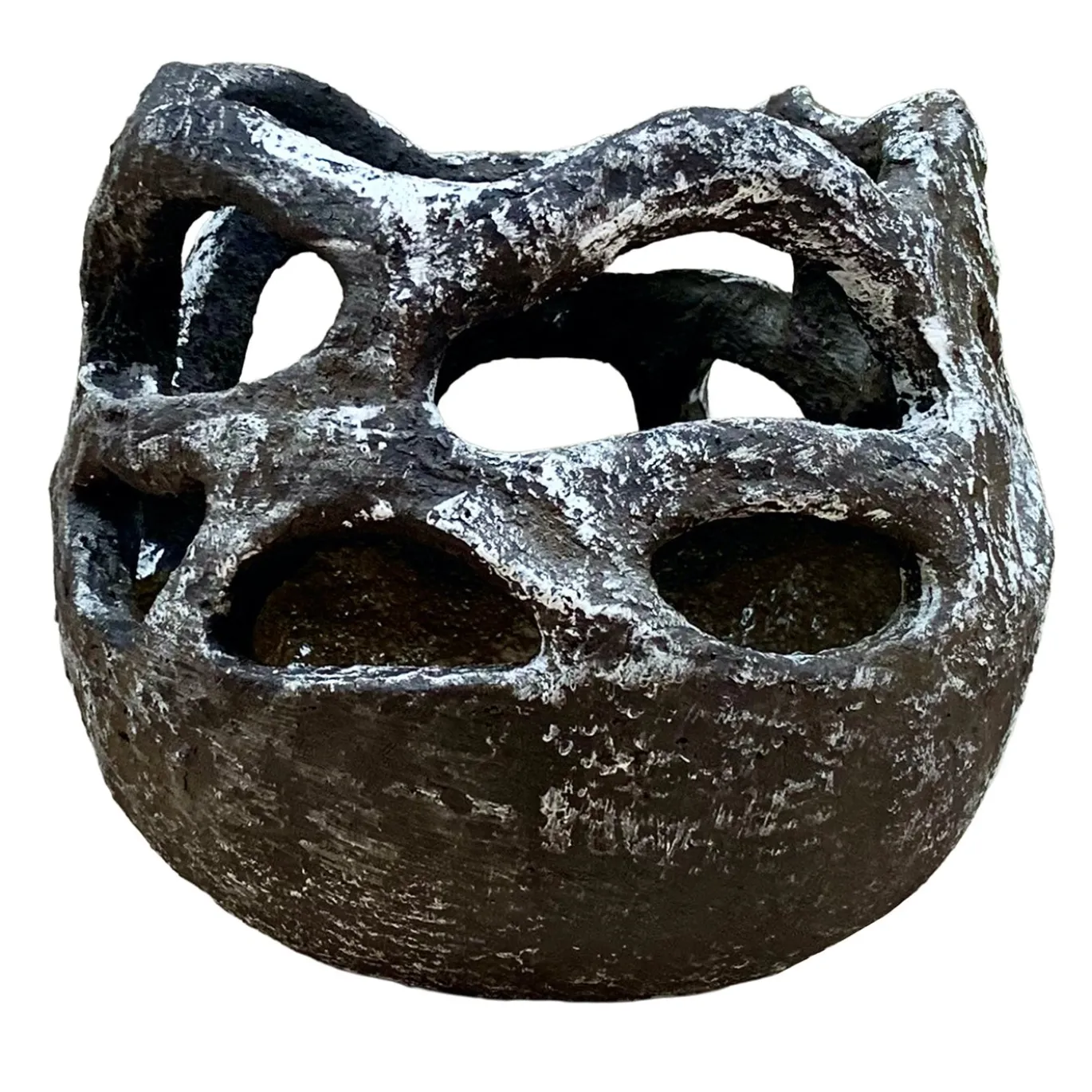 Centrotavola F.O.V. 10 in ceramica nera