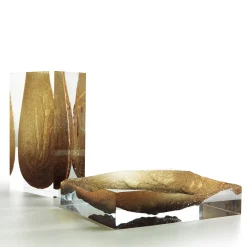 Centrotavola Glacoja Ochre di Analogia Project