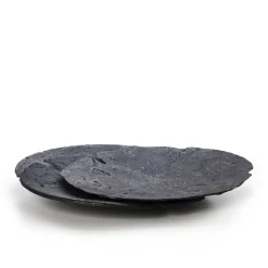 Centrotavola Grande Lava Di Luna in Glebanite Nera