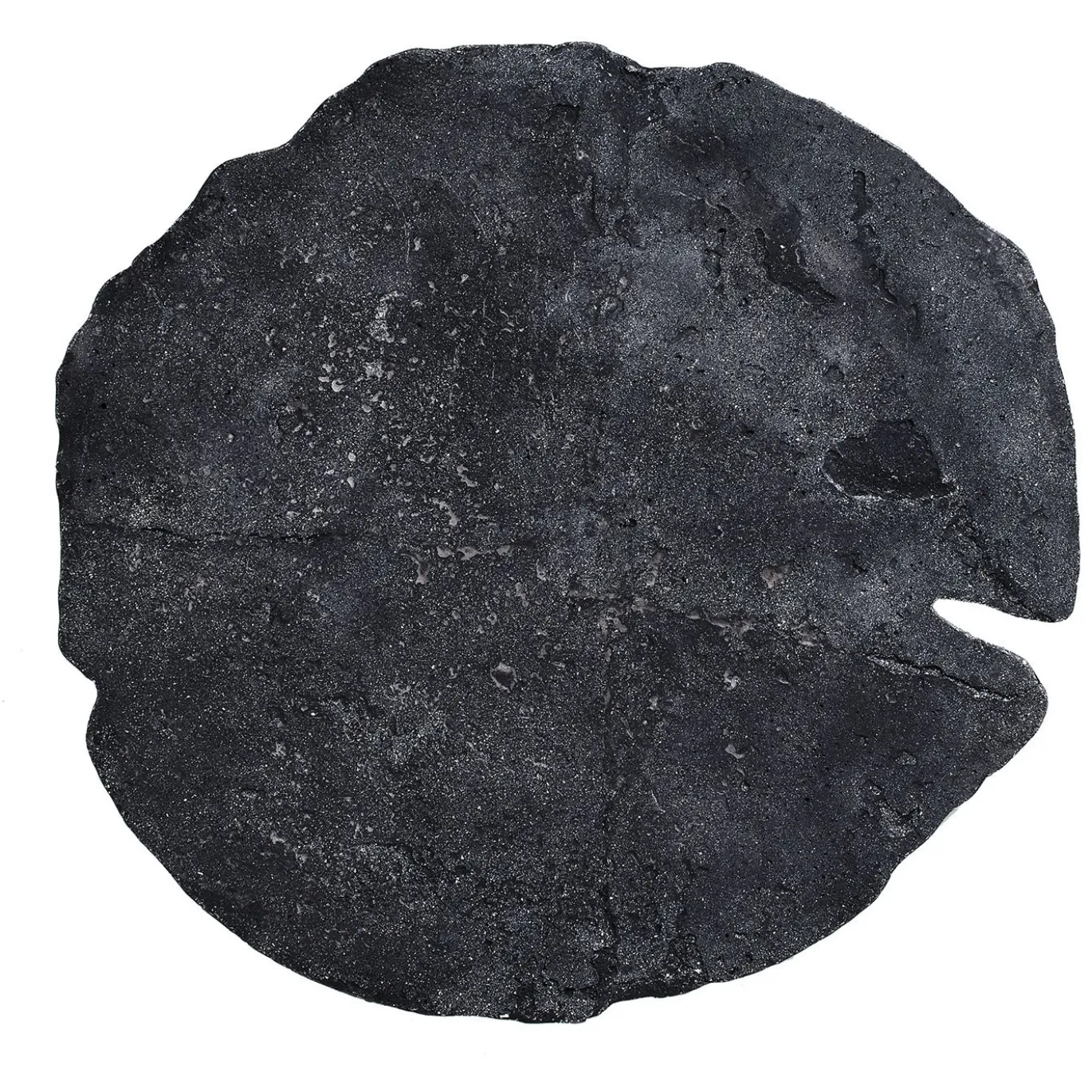 Centrotavola Grande Lava Di Luna in Glebanite Nera