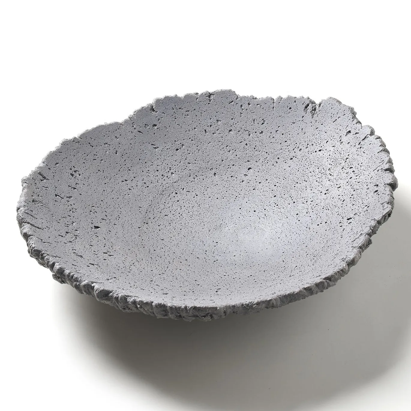 Centrotavola Grigio Concreto in Glebanite Grigia
