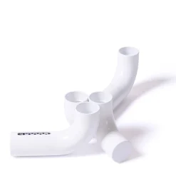 Centrotavola Impianto in acciaio bianco