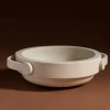Centrotavola in ceramica ecru opaco Jarro