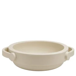Centrotavola in ceramica ecru opaco Jarro