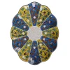 Centrotavola in ceramica policroma