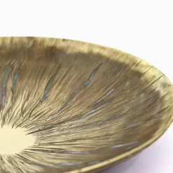 Centrotavola in ottone Iris