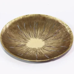 Centrotavola in ottone Iris