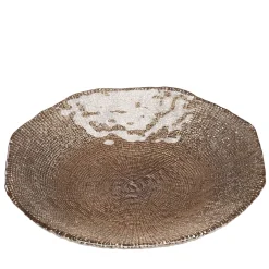 Centrotavola in Vetro Color Bronzo Diamantè