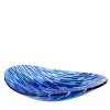 Centrotavola in vetro di Murano Blue Lagoon di Andrea Orso