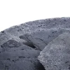 Centrotavola Lava Forata in Glebanite Nera