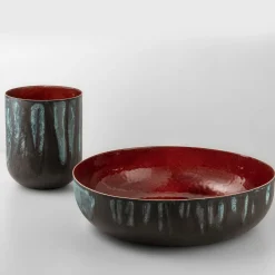Centrotavola Mercurio rosso brunito C