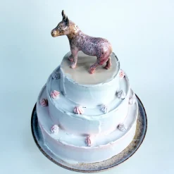 Centrotavola per torta a forma di asino
