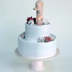Centrotavola per torta d'anatra