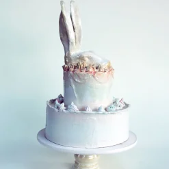 Centrotavola per torta di conigli
