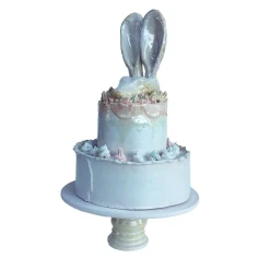 Centrotavola per torta di conigli