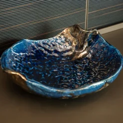 Centrotavola Sapore Di Mare In Ceramica Blu