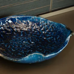 Centrotavola Sapore Di Mare In Ceramica Blu