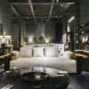 Chaise longue bianca Egon