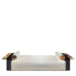 Chaise longue bianca Egon