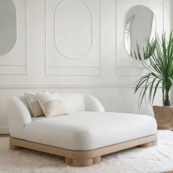 Chaise Longue Bianca Grande Belmont della Collezione Riviera