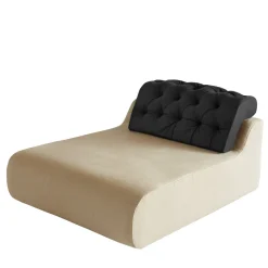 Chaise longue Bio Baco Ivory di Sara Ferrari