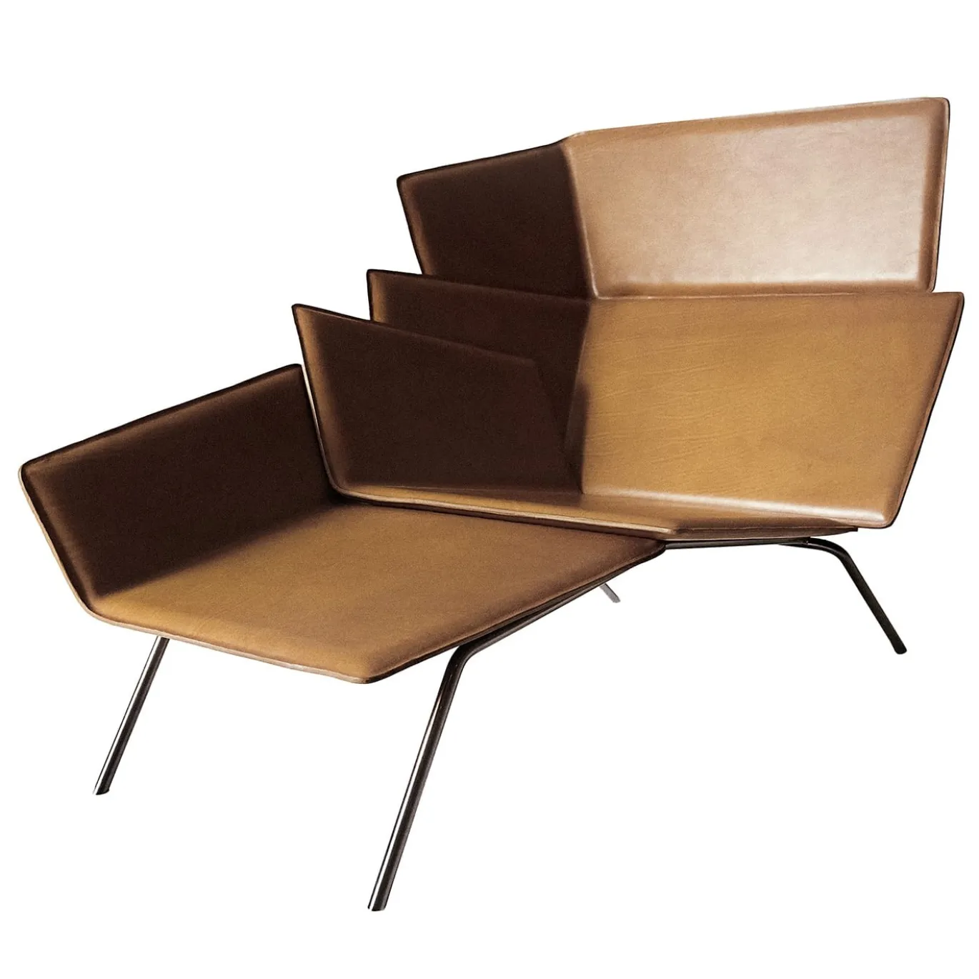 Chaise longue Blade Brown di Ludovica + Roberto Palomba