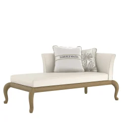 Chaise Longue Outdoor in Legno Canopo di Samuele Mazza