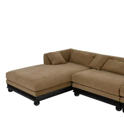 Chaise longue Paris Extra Brown