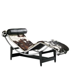 4 Chaise Longue À Reglage Continu di Le Corbusier; Pierre Jeanneret; Charlotte Perriand - Hairyskin