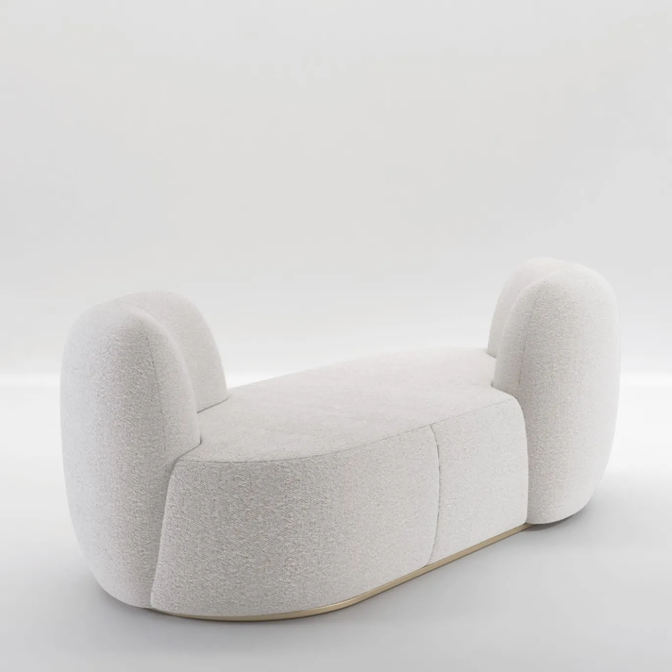 Chapter Two Pearl Bouclè Sofa
