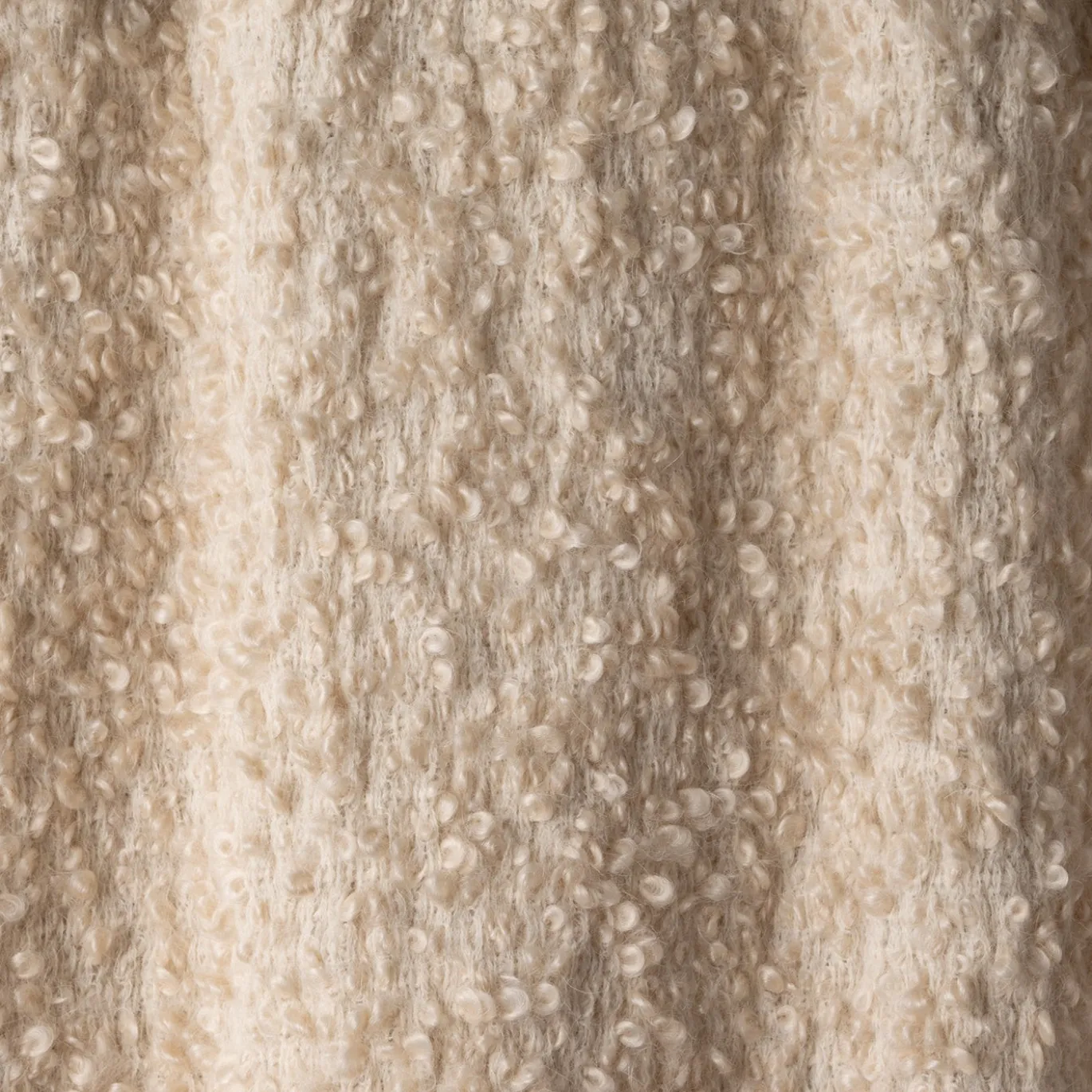 Cicatrice Plaid Bouclé Avorio