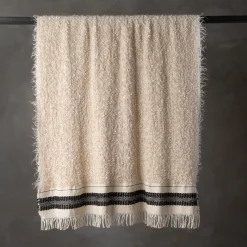 Cicatrice Plaid Bouclé Avorio