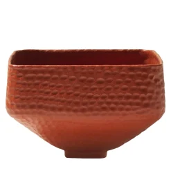 Ciotola alta Battuti Indian Red di Andrea Anastasio