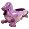 Ciotola cane viola a 3 pezzi