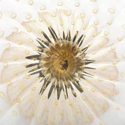 Ciotola con piede in oro 24 carati e nero