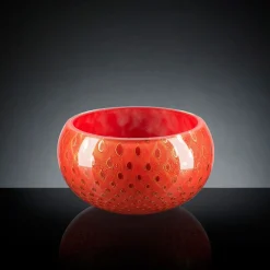 Ciotola decorativa Mocenigo oro e rosso