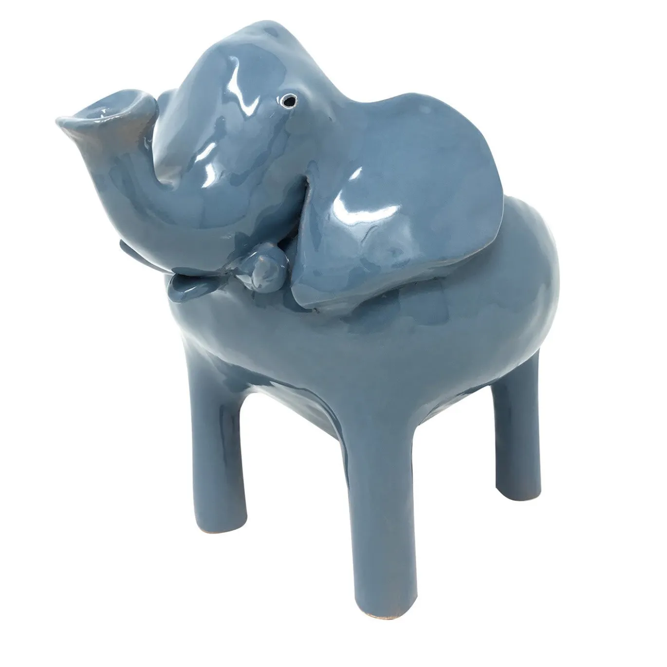 Ciotola Elephant Media in Ceramica Grigia