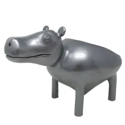 Ciotola grande ippopotamo grigio