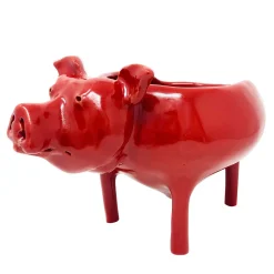 Ciotola grande Maiale rosso