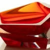 Ciotola Kastle Grande in Vetro di Murano Rosso
