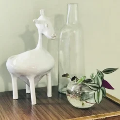 Ciotola Media Giraffa bianca