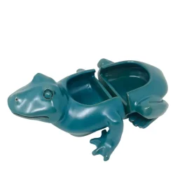 Ciotola Rana Vintage a 2 Pezzi in Ceramica Verde
